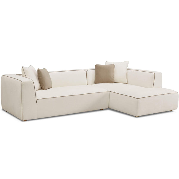 Home Fashion Tristine LAF Sectional Cream