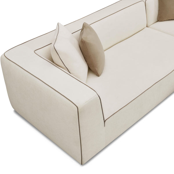 Home Fashion Tristine LAF Sectional Cream