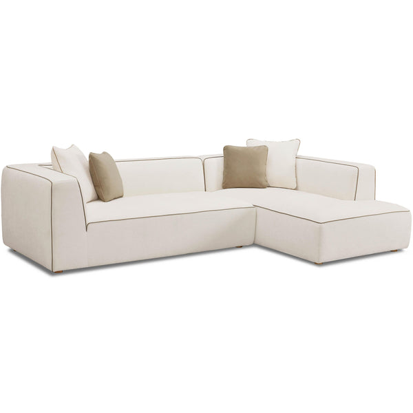 Home Fashion Tristine RAF Sectional Cream