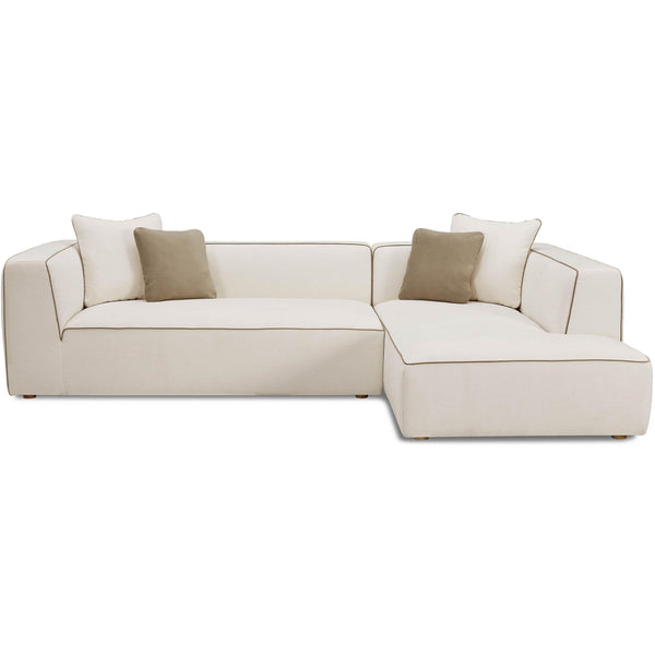 home fashion Tristine RAF Sectional Cream
