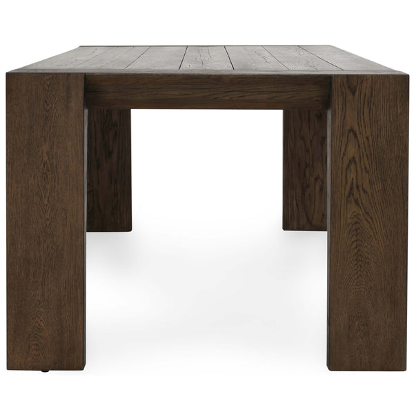 Home Fashion Troy Dining Table Suede Brown