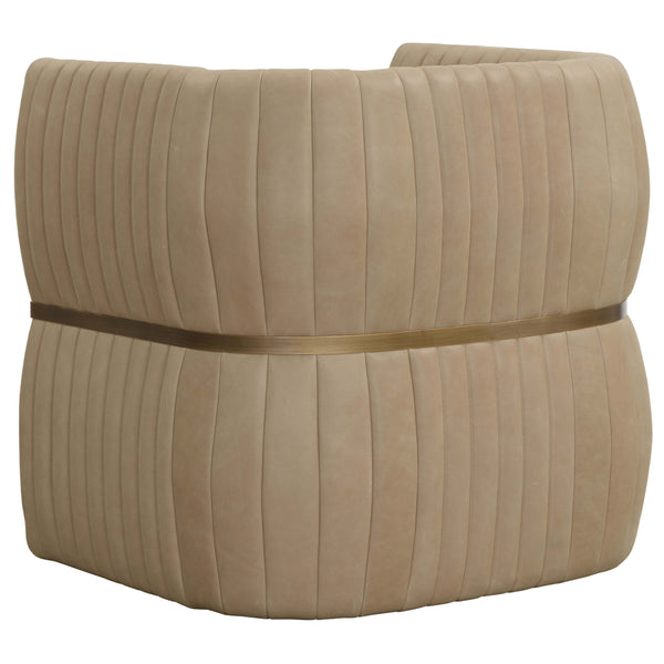 Home Fashion Tryor Leather Chair Sahara Sand