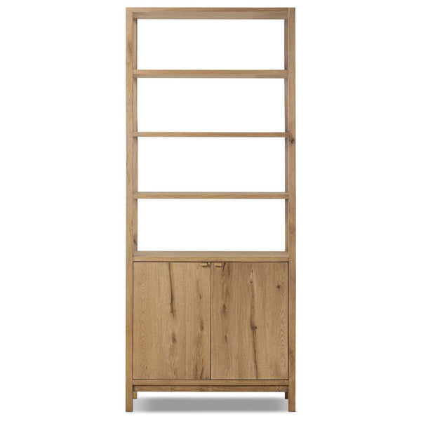 Home Fashion Tula Bookcase Worn Oak By Four Hands