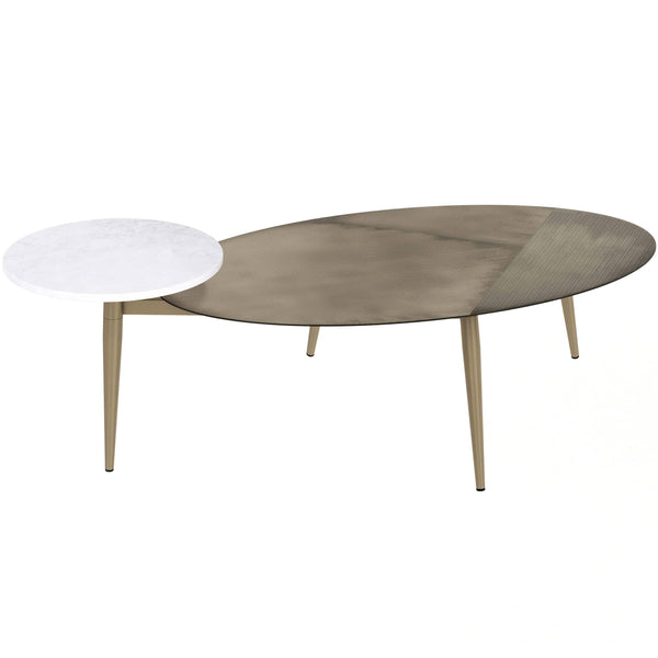 home fashion Tuner Oval Coffee Table