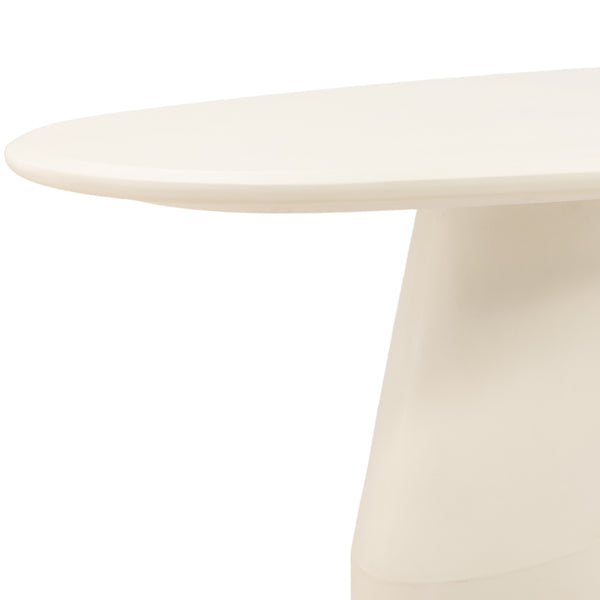 Home Fashion Turell Outdoor Dining Table Ivory