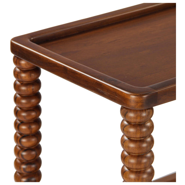 Home Fashion Twist Console Table Mellow Bourbon