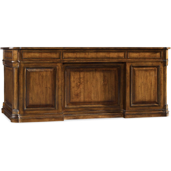 Home Fashion Tynecastle Executive Desk Chestnut