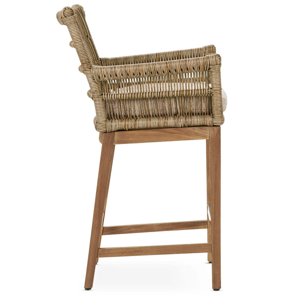 Home Fashion Valerie Outdoor Counter Stool Natural