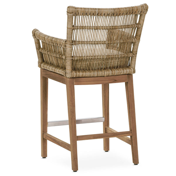 Home Fashion Valerie Outdoor Counter Stool Natural