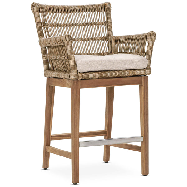 home fashion Valerie Outdoor Counter Stool Natural