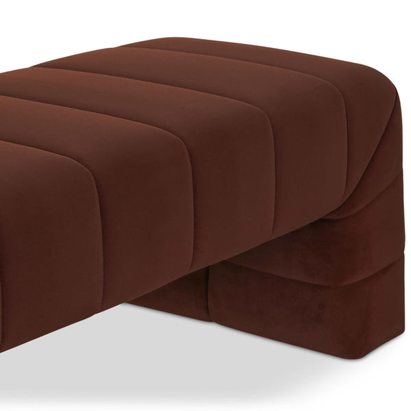 Home Fashion Verity Bench Warm Brown
