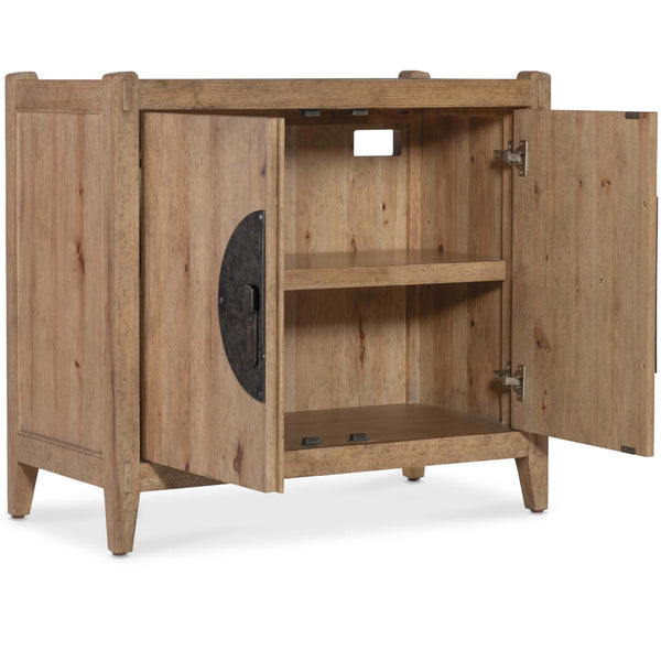 Home Fashion Vineyard Row 2 Door Nightstand Sonoma