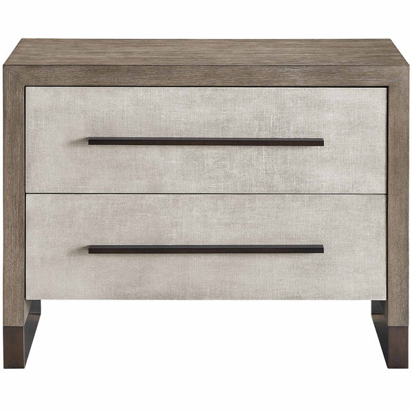 Home Fashion Vista Nightstand Weathered Oak