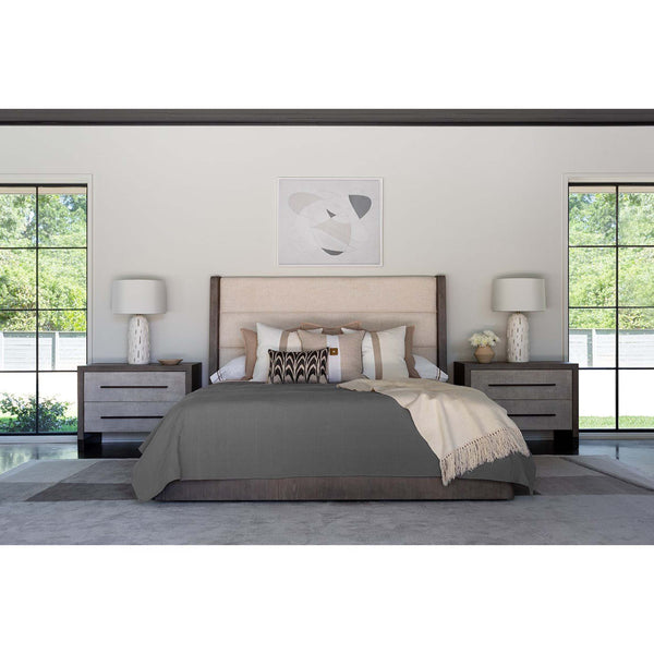 Home Fashion Vista Nightstand Weathered Oak