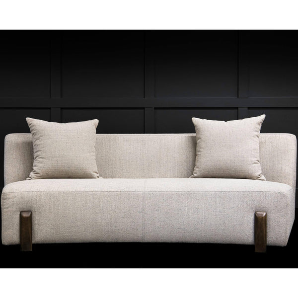 Home Fashion Walker Armless Sofa Timbali Tan