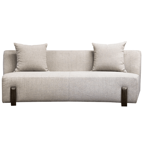 home fashion Walker Armless Sofa Timbali Tan