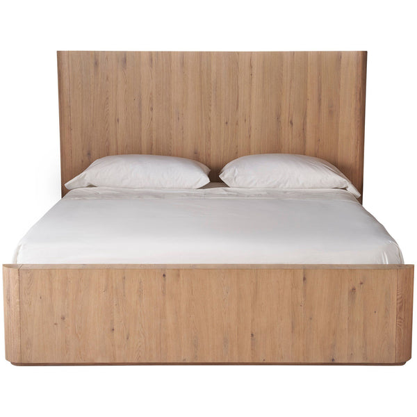 Home Fashion Walker Panel Bed Natural