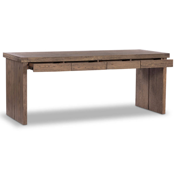 Home Fashion Warby Desk Worn Oak By Four Hands