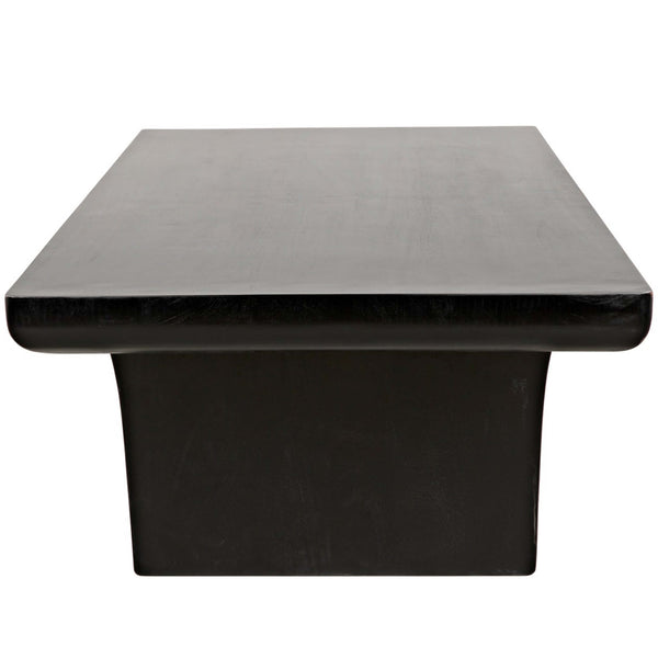 Home Fashion Ward Coffee Table Hand Rubbed Black