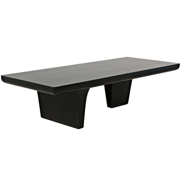 Home Fashion Ward Coffee Table Hand Rubbed Black