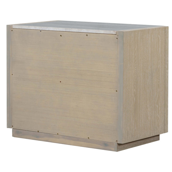 Home Fashion Warner Nightstand Light Limestone