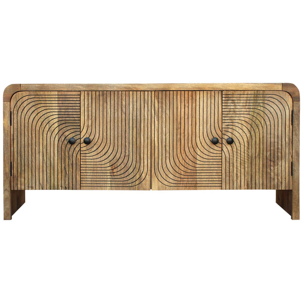 Home Fashion Waterfall Edge Sideboard Natural