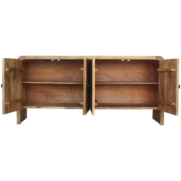 Home Fashion Waterfall Edge Sideboard Natural