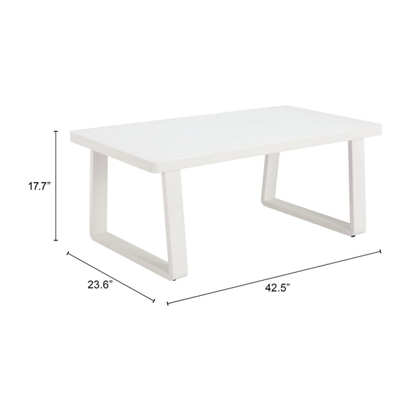 Home Fashion Welt Coffee Table White