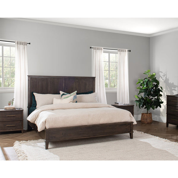 Home Fashion Westlake Queen Bed Kona Brown