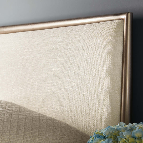 Home Fashion Westwood Upholstered Bed Trendy Snow