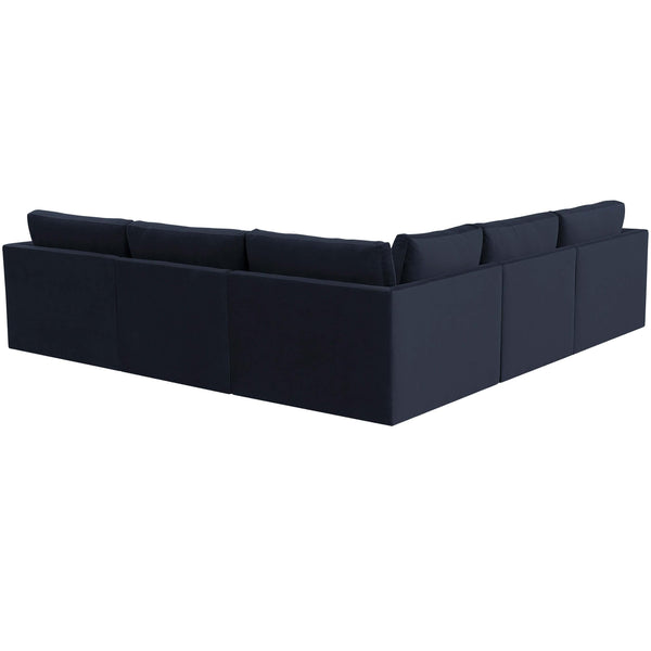 Home Fashion Willow Modular L Sectional Navy