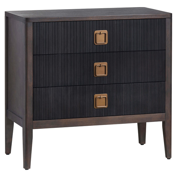 home fashion Worthington 3 Drawer Chest Black