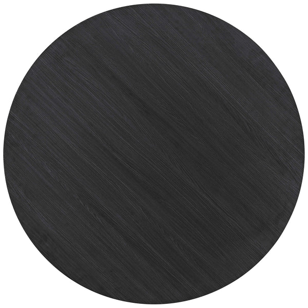 Home Fashion Wright Round Dining Table Charcoal