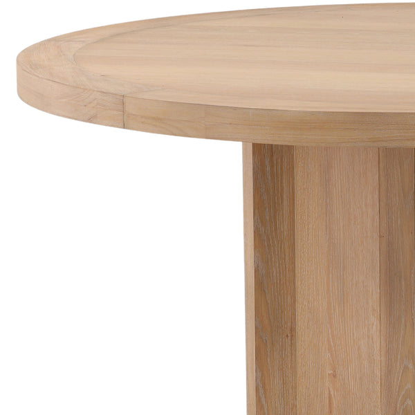 Home Fashion Wystan Round Dining Table Natural