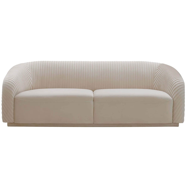 home fashion Yara Pleated Sofa Cream