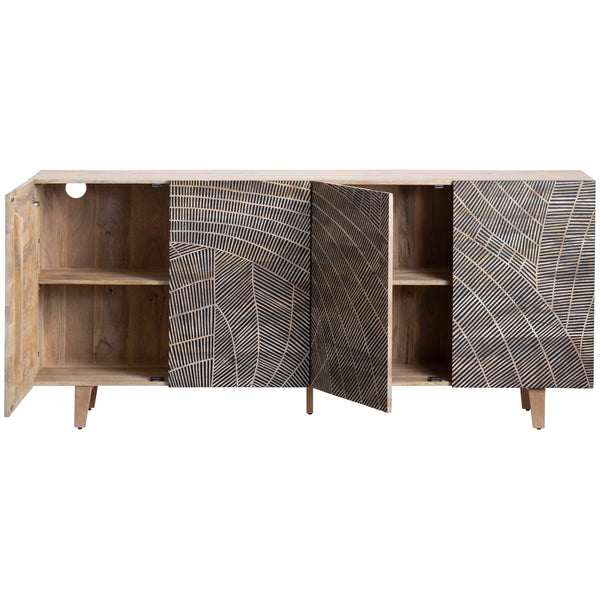 Home Fashion Zambia 4 Door Sideboard