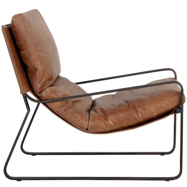 Home Fashion Zancor Leather Chair Tan
