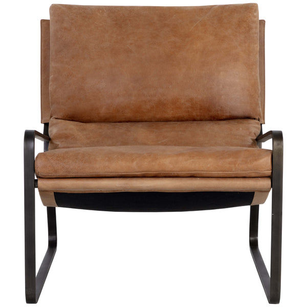 Home Fashion Zancor Leather Chair Tan