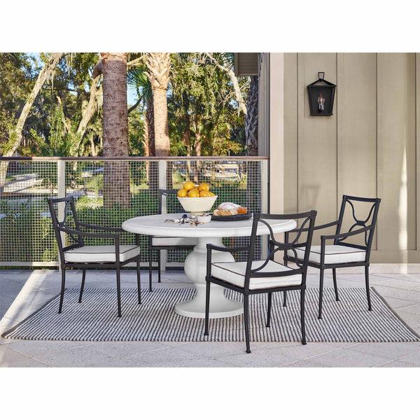 Home Fashion Honolua Bay Outdoor Dining Table Abaco White