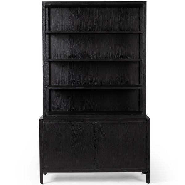 Home Fashion Hopkins Bookcase Brushed Ebony By Four Hands