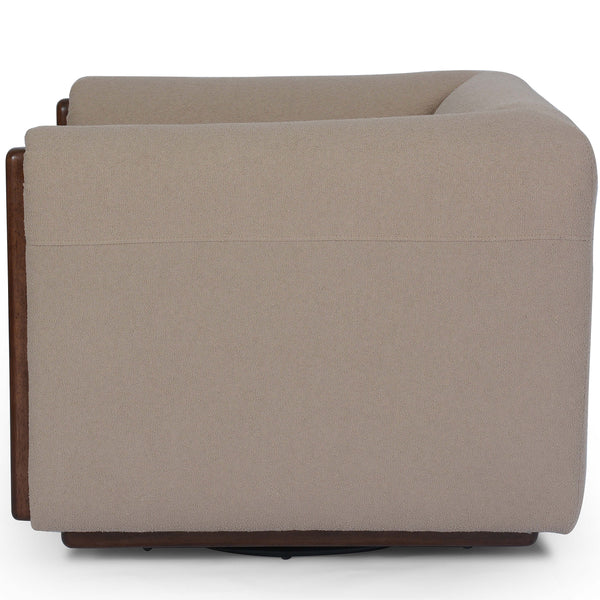 Home Fashion Hoyte Swivel Chair Bahari Sand By Four Hands