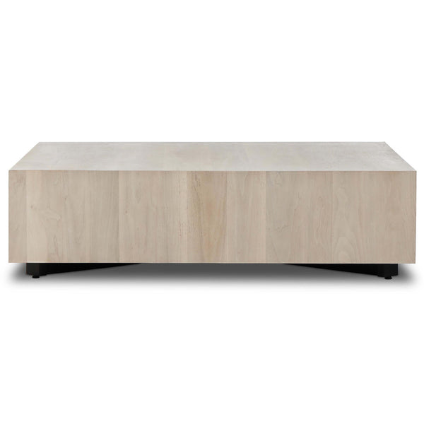 Home Fashion Hudson Large Square Coffee Table Ashen Walnut By Four Hands