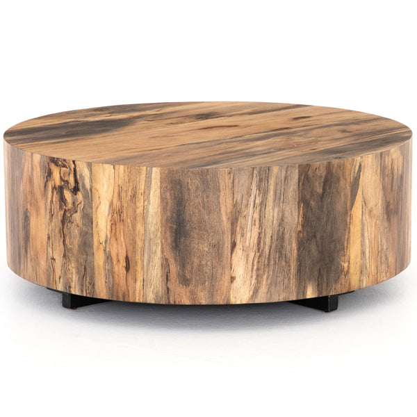 home fashion Hudson Round Coffee Table Spalted Primavera by Four Hands