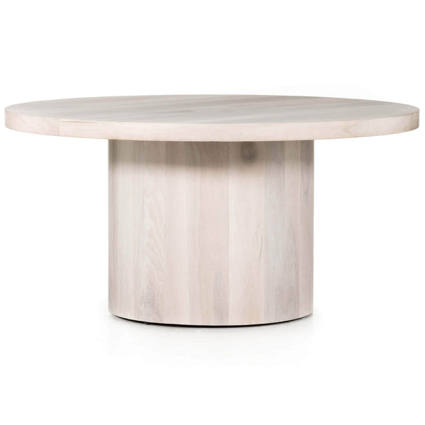 home fashion Hudson Round Dining Table Ashen Walnut by Four Hands