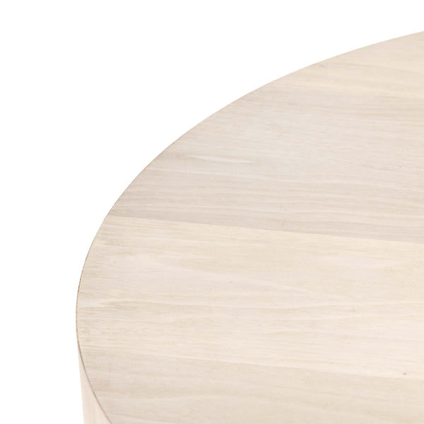 Home Fashion Hudson Round End Table Ashen Walnut By Four Hands