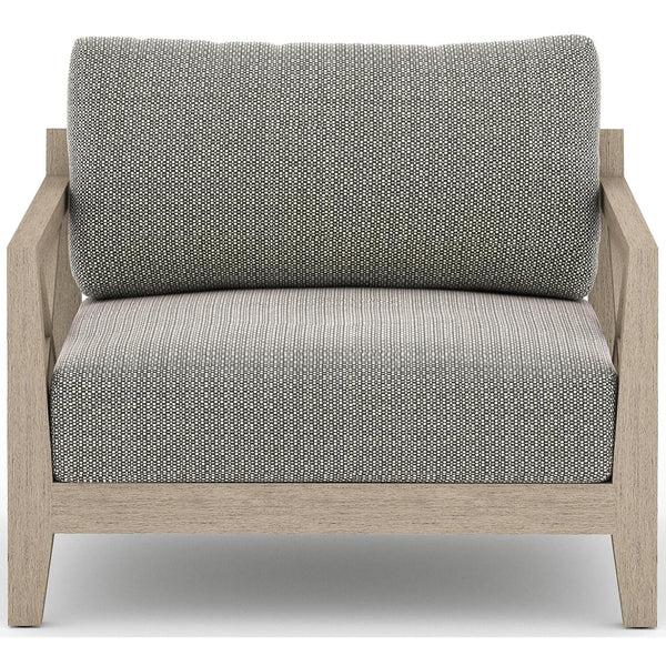 Home Fashion Huntington Outdoor Chair Faye Ash/Washed Brown Frame By Four Hands