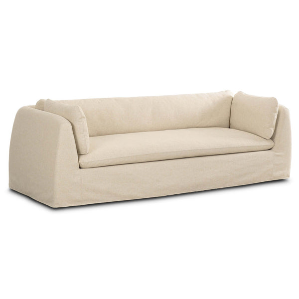 Home Fashion Iggy 98" Slipcover Sofa Antwerp Natural By Four Hands