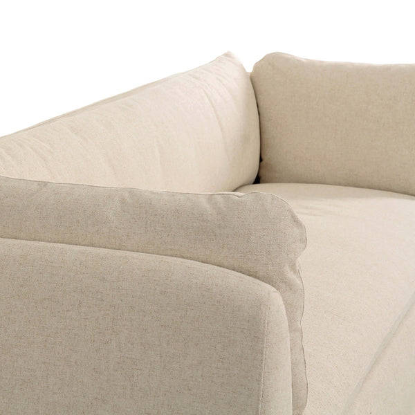 Home Fashion Iggy 98" Slipcover Sofa Antwerp Natural By Four Hands
