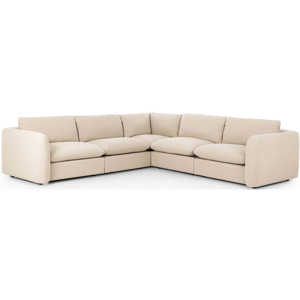home fashion Ingel 5 Piece Sectional Antwerp Taupe by Four Hands