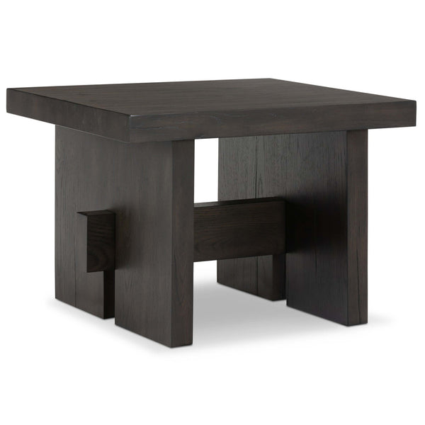 home fashion Isaac End Table Smoked Black by Four Hands
